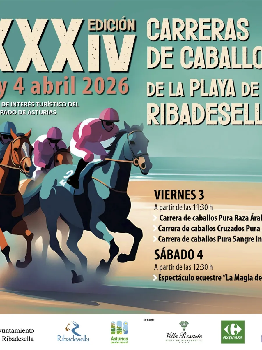 Anuncio de Carreras de caballos