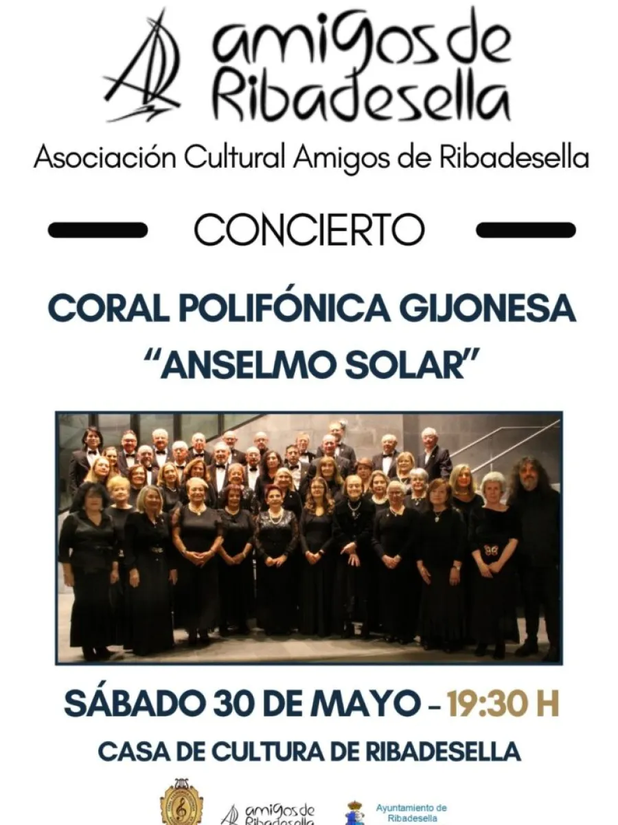 Cartel del Concierto Coral Polifónica "Anselmo Solar"