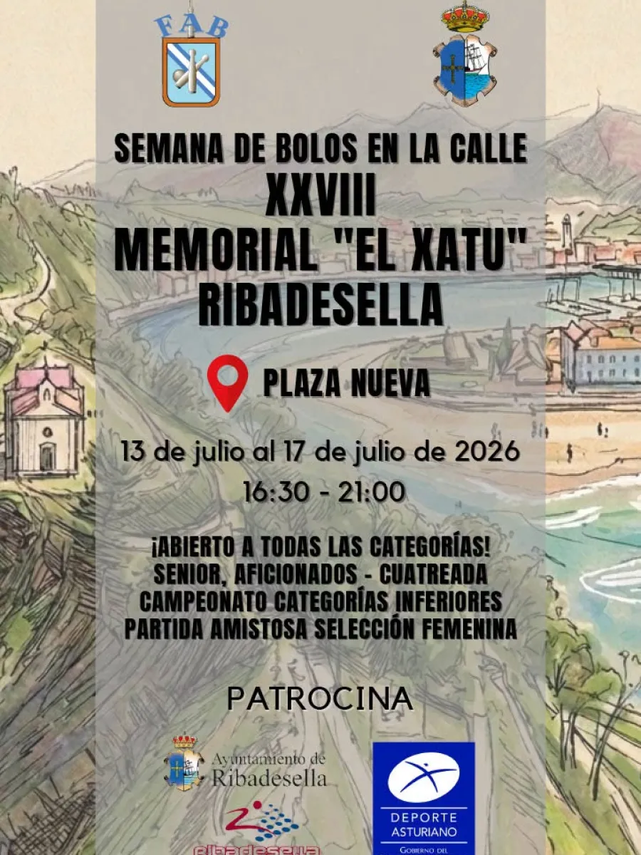 Cartel de la Semana de Bolos en la Calle 2026