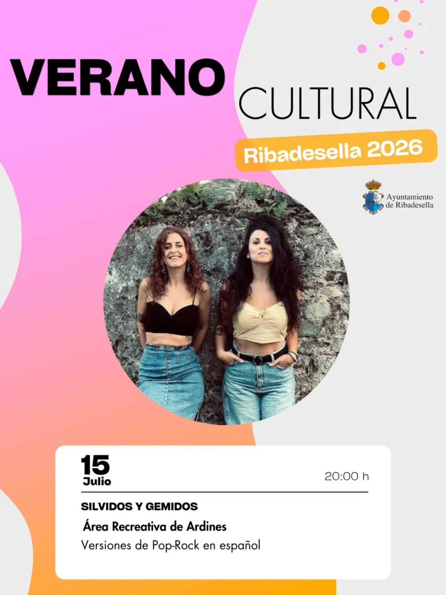 Cartel de la actuación de Silvidos y Gemidos en Ardines