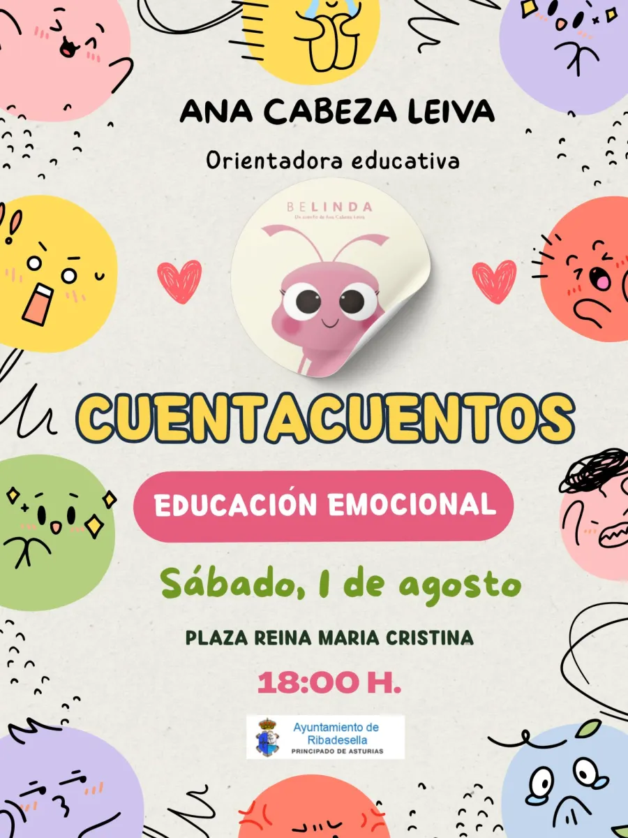Cartel del Cuentacuentos de Ana Cabeza Leiva