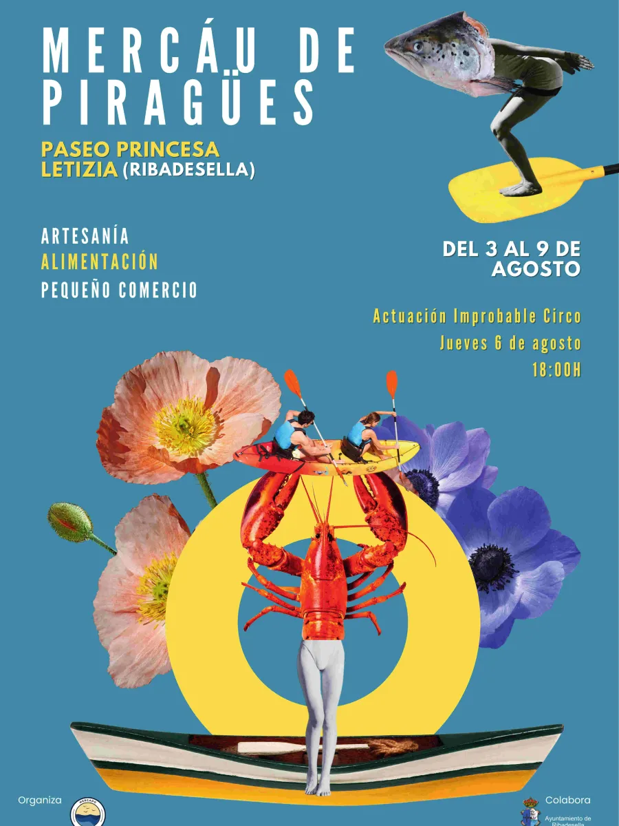 Cartel del Mercáu de Piragües 2026