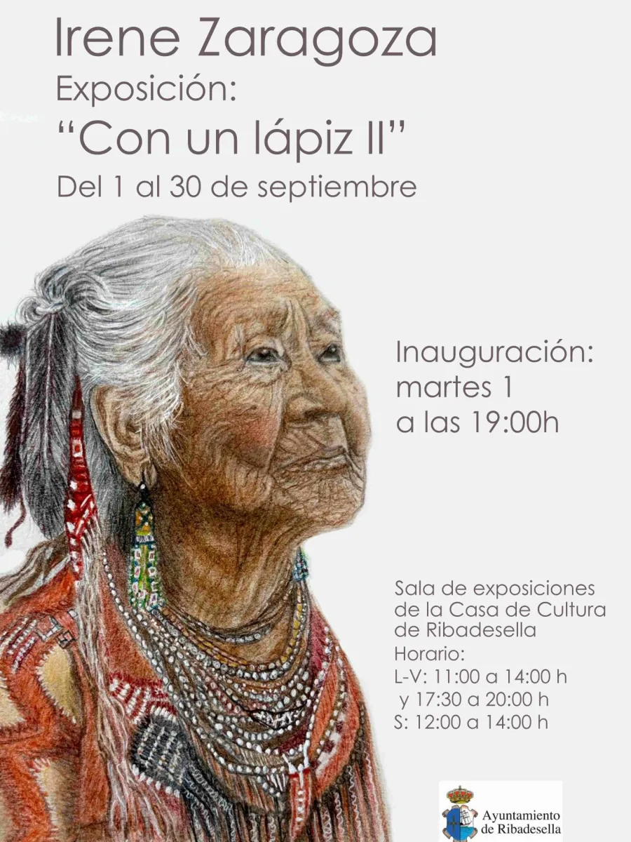 Cartel de la exposición de Irene Zaragoza