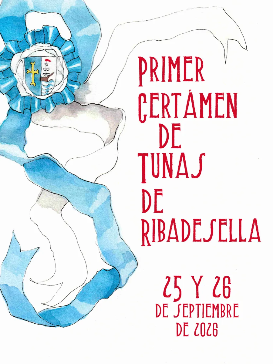 Cartel del I Certamen de Tunas de Ribadesella