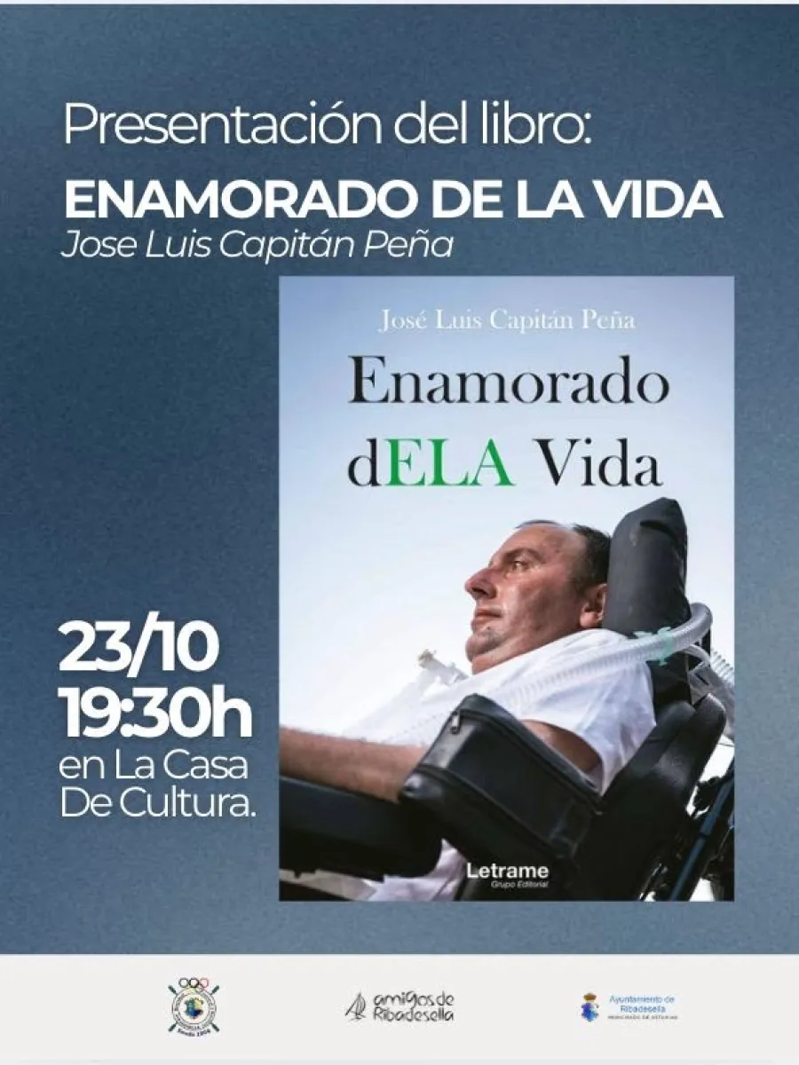 Cartel de la presentación literaria de José Luis Capitán Peña