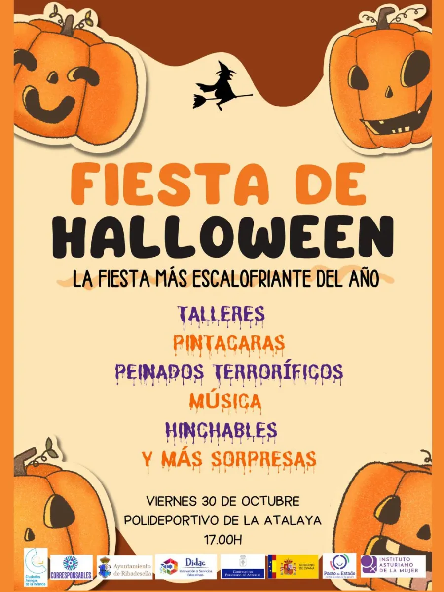 Cartel de la fiesta de Halloween 2026