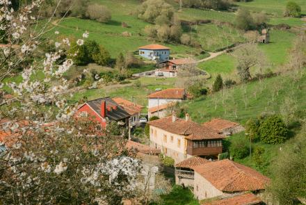 Panorámica del pueblo de Barréu